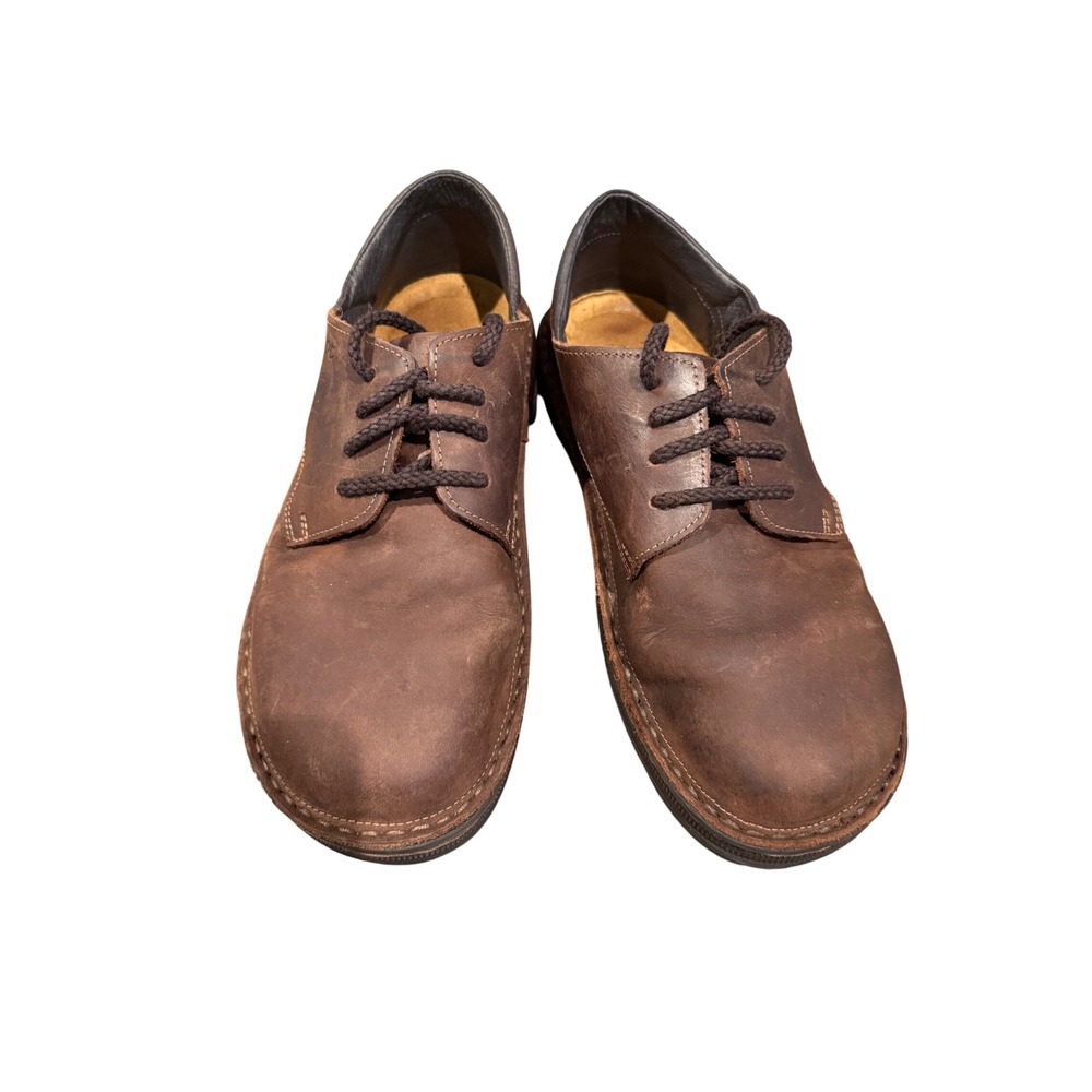 Naot Denali Men Brown Leather Lace Up Oxford Comfort Shoes Size 42 Brazil
